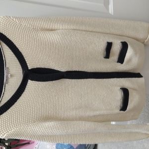 3 for $10! Gap cream navy cardigan